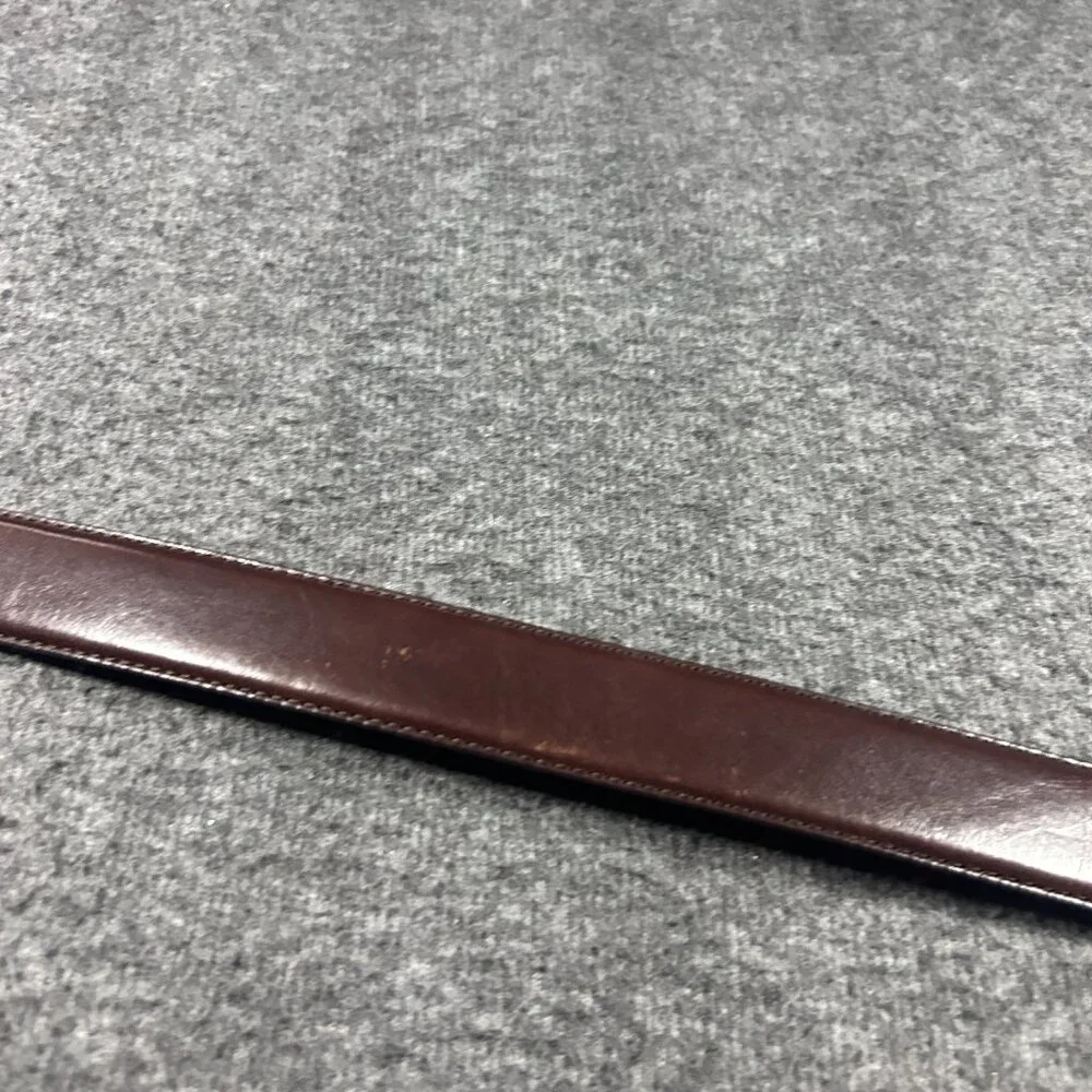 Fossil Leather‎ Belt Men’s Medium Mahogany Brown Medium Classic